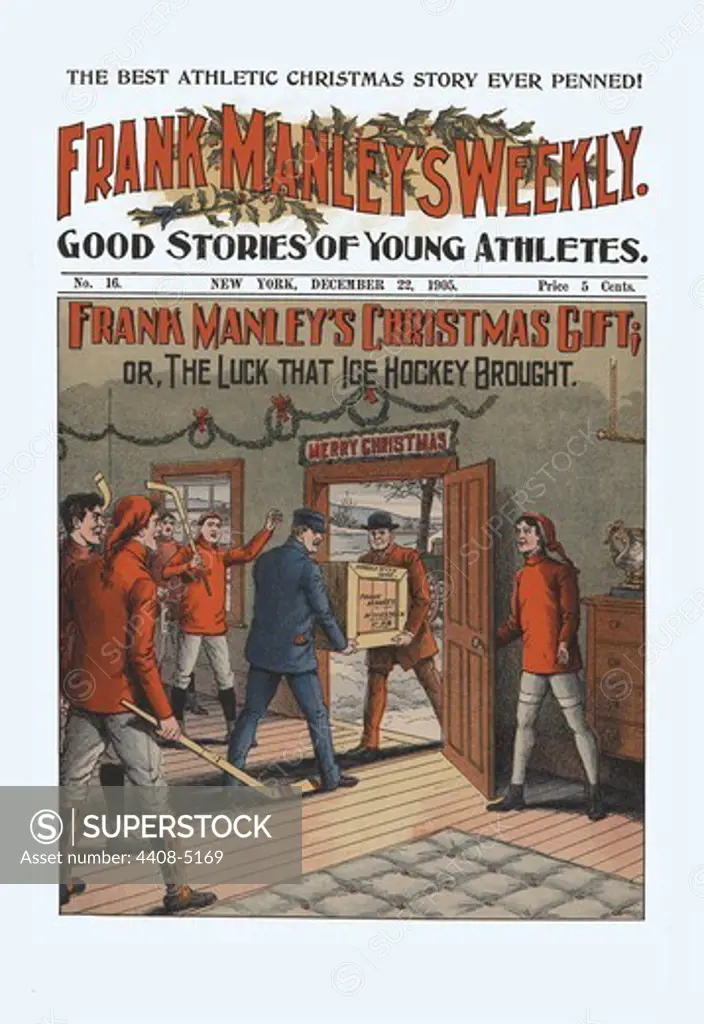 Frank Manley's Christmas Gift; or, the Luck That Ice Hockey Brought, Hockey