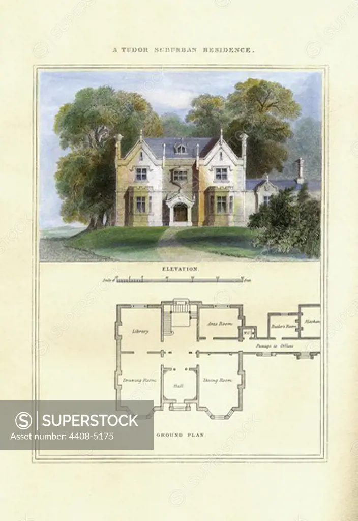 Tudor Suburban Residence #1, English Domestic