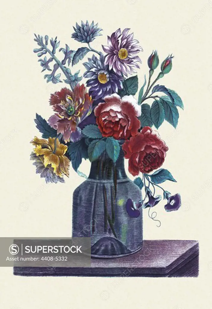 Vase of Flowers, Floral Boquet