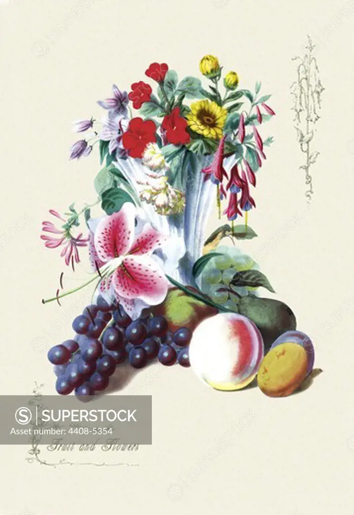 Fruit and Flowers, Floral Boquet