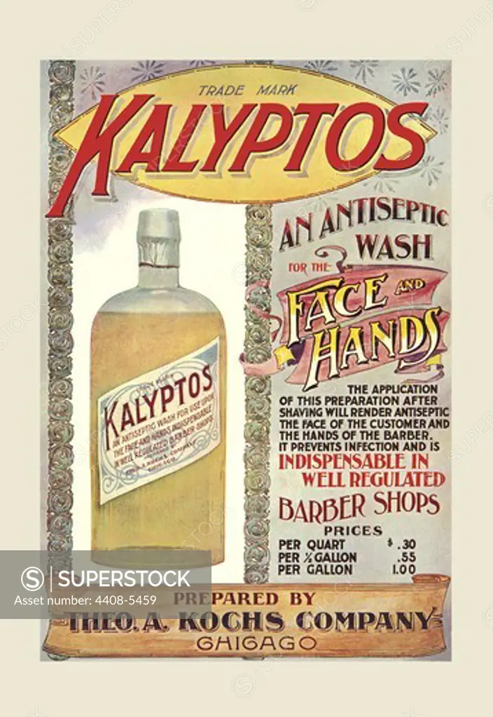 Kalyptos Antiseptic Wash for Barber Shops, Barber Shop