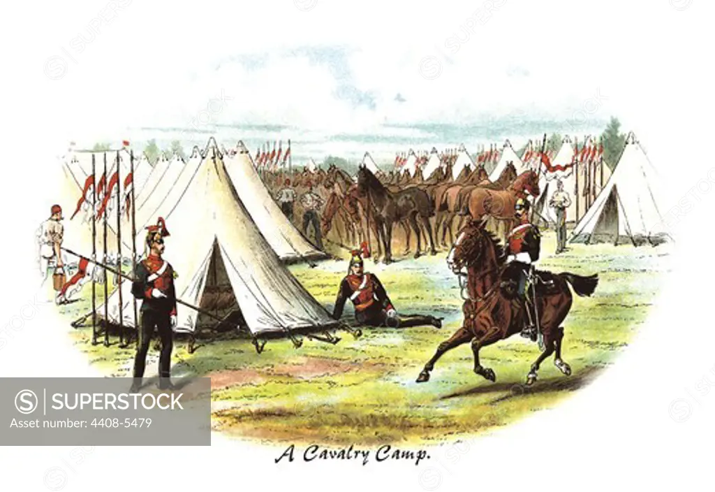 Cavalry Camp, British Army Life
