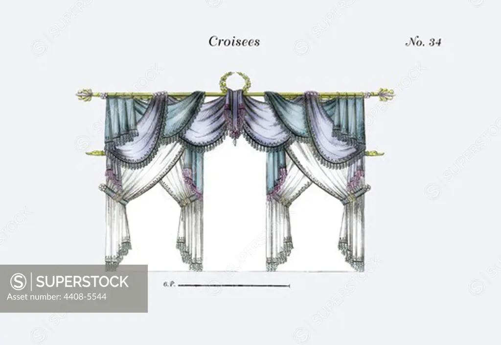 Croisees No. 34, Interior Design - French Drapes