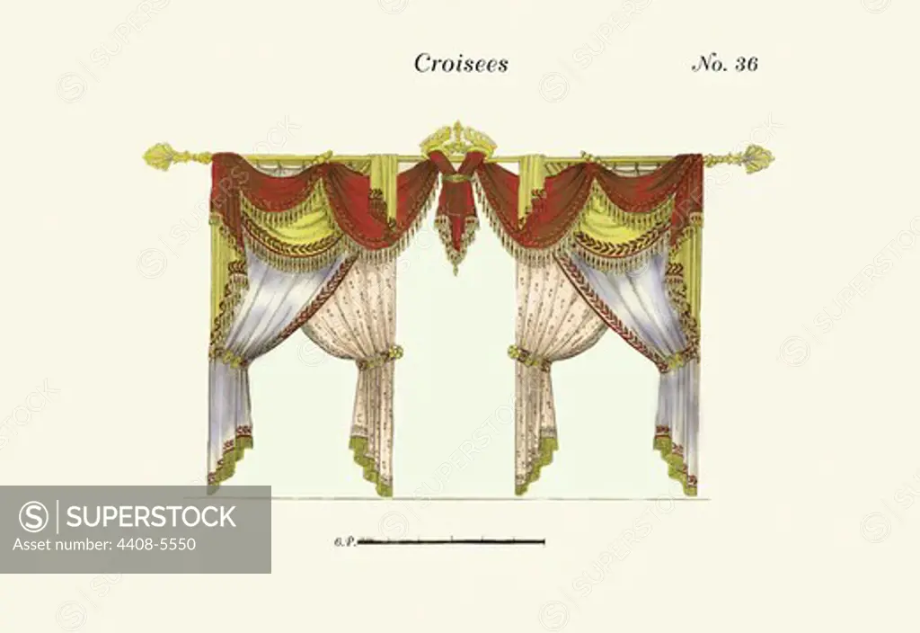 Croisees No. 36, Interior Design - French Drapes