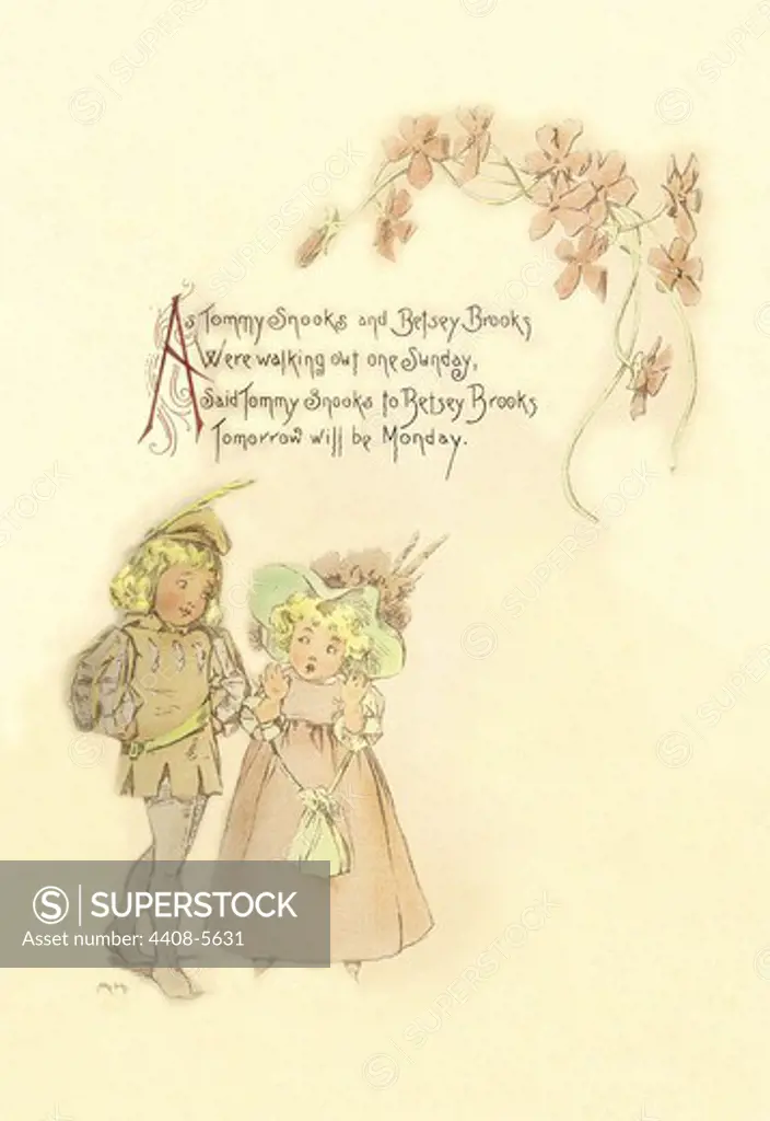 Tommy Snooks and Betsey Brooks, Maud Humphrey - Mother Goose Tales