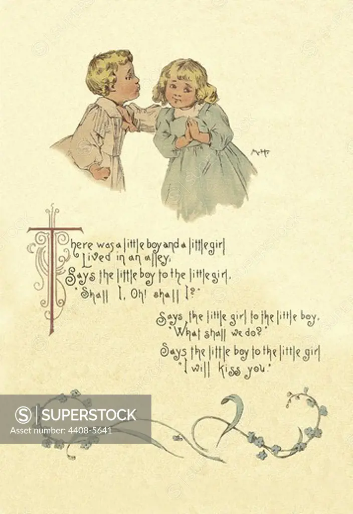 There Was a Little Boy and a Little Girl, Maud Humphrey - Mother Goose Tales