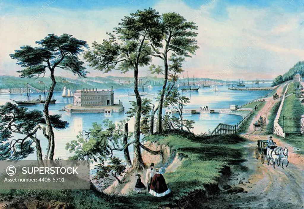 Staten Island, Currier & Ives Prints