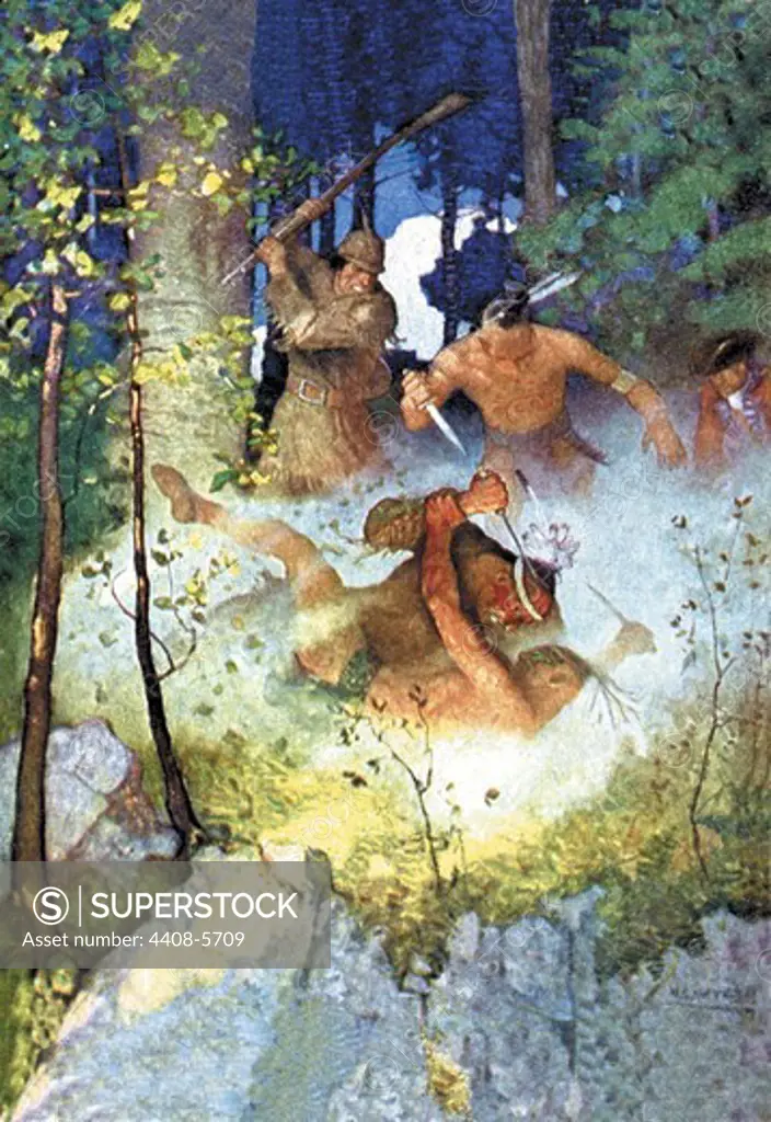 Fight in the Forest, N.C. Wyeth