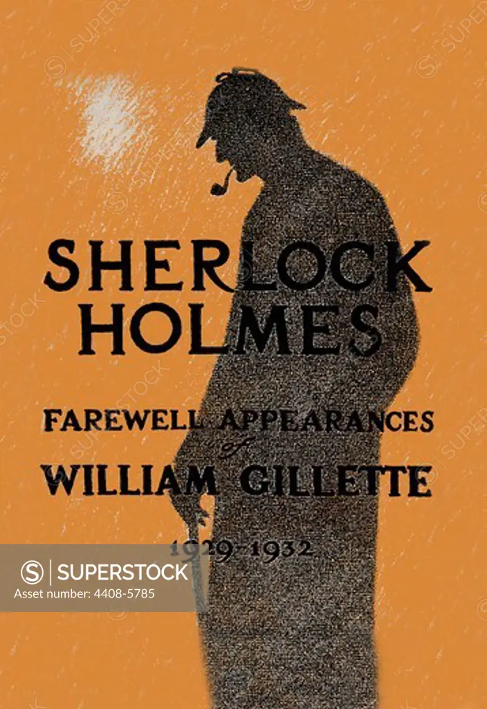 William Gillette as Sherlock Holmes: Farewell Appearance, Sherlock Holmes
