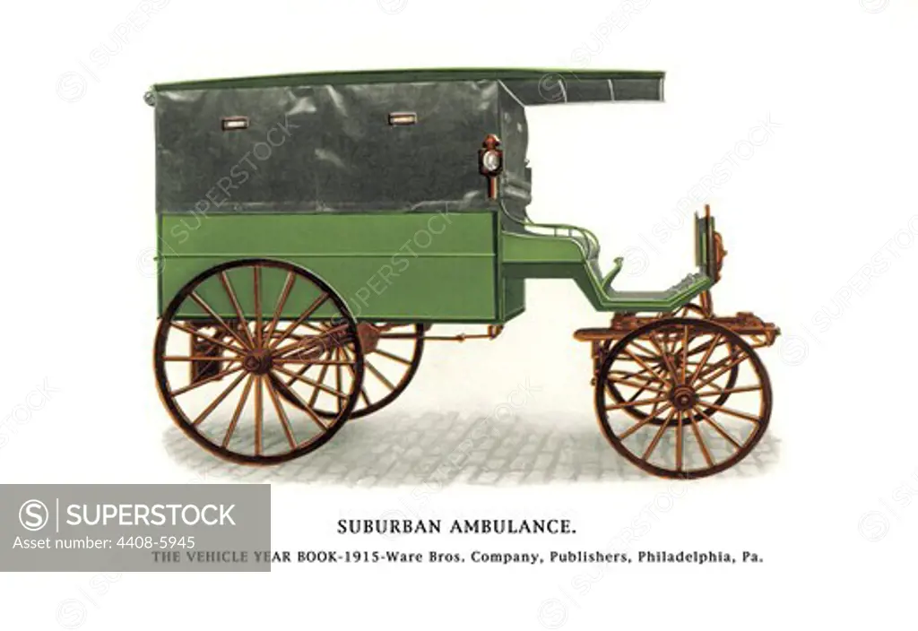 Suburban Ambulance, Cars - 1915