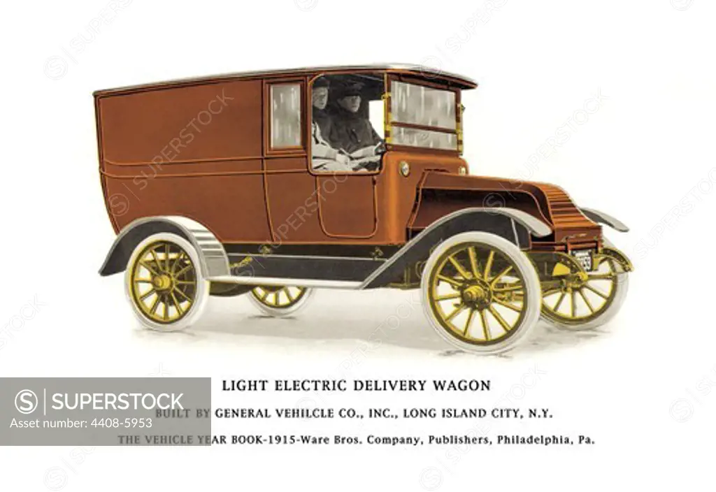 Light Electric Delivery Wagon, Cars - 1915