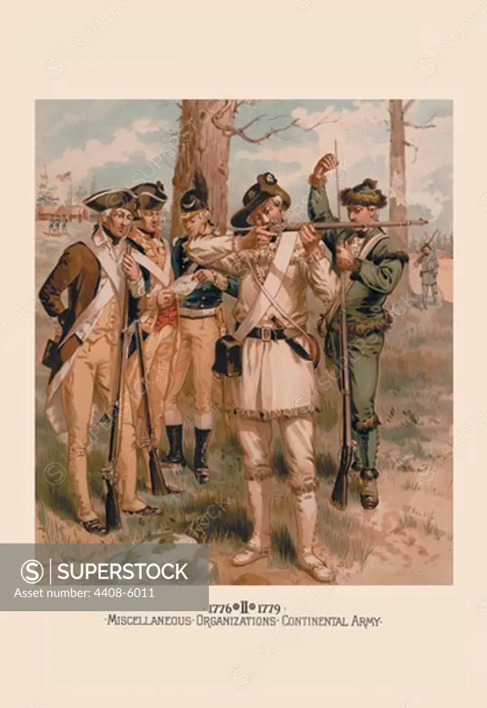 Miscellaneous Organizations - Continental Army, U.S. Army
