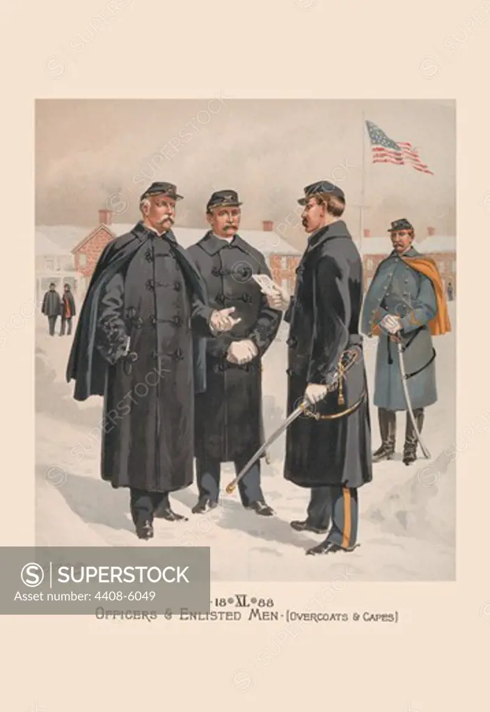 Officers & Enlisted Men (Overcoats & Capes), U.S. Army
