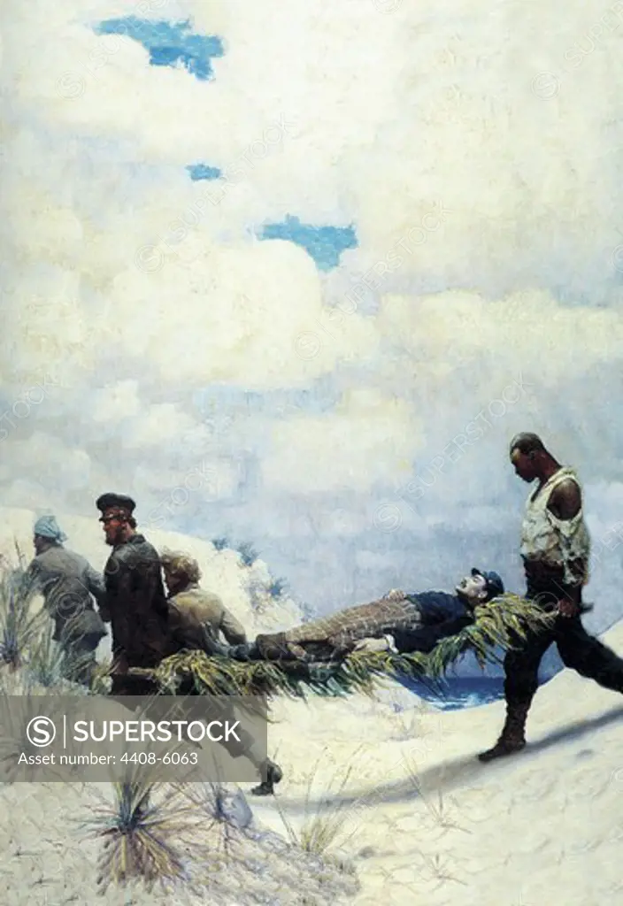Rescue of Captain Harding, N.C. Wyeth