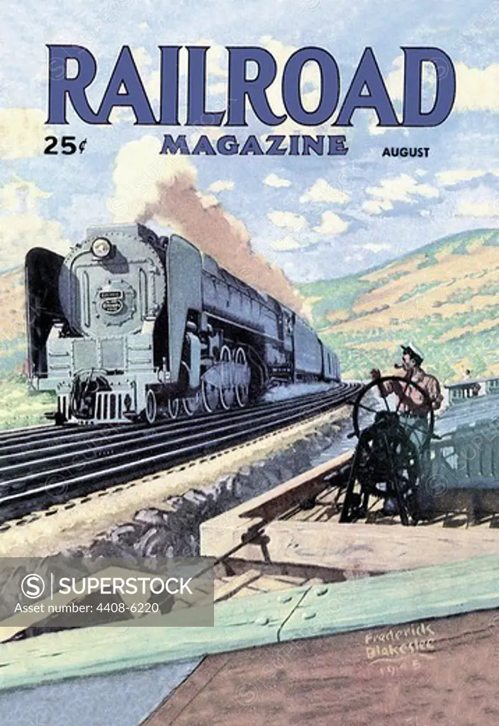 Railroad Magazine: The Mighty Railway, 1945, Railroad