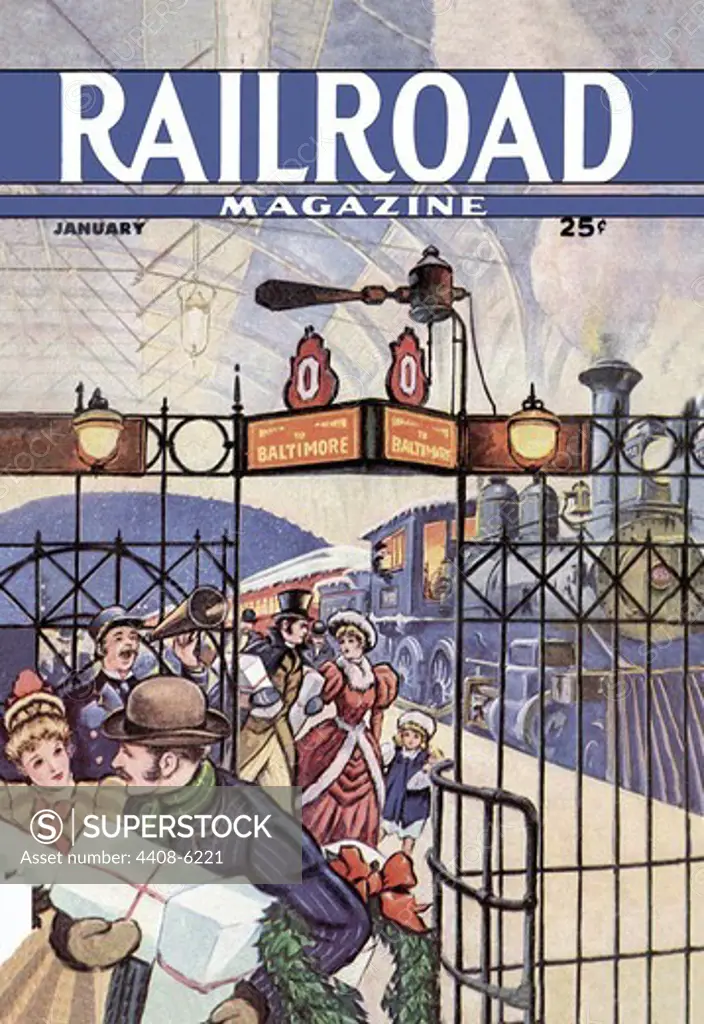 Railroad Magazine: Christmas, 1945, Railroad