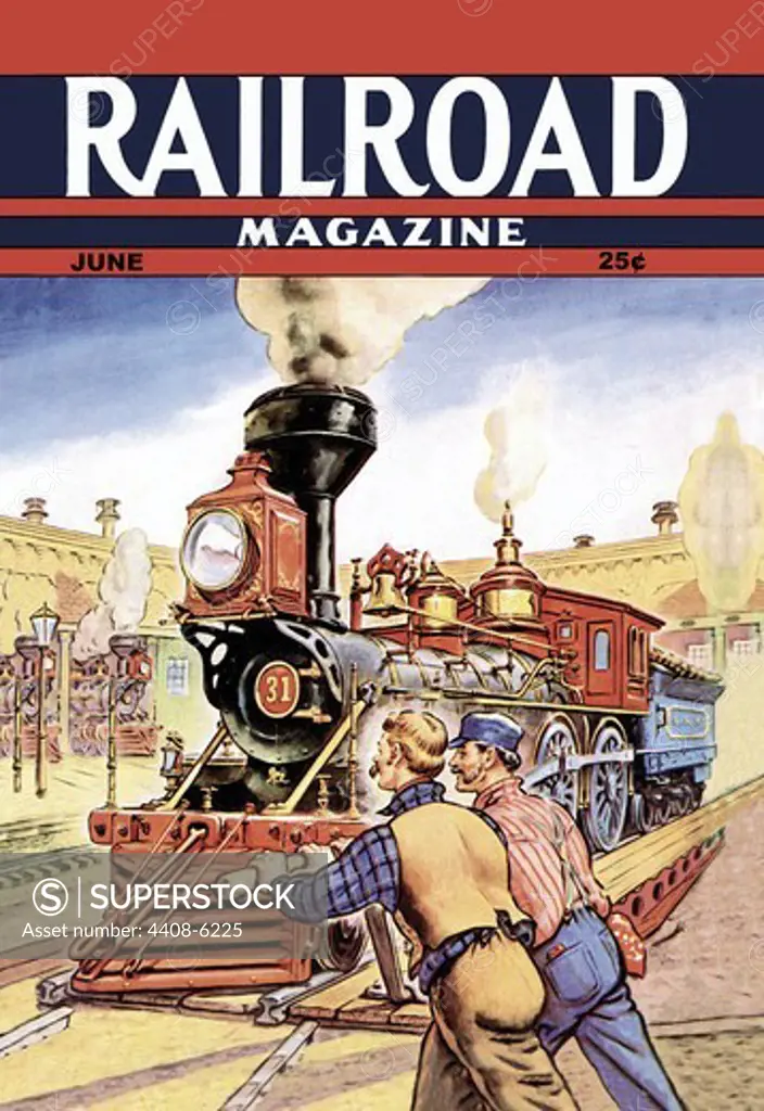 Railroad Magazine: Working on the Railroad, 1943, Railroad