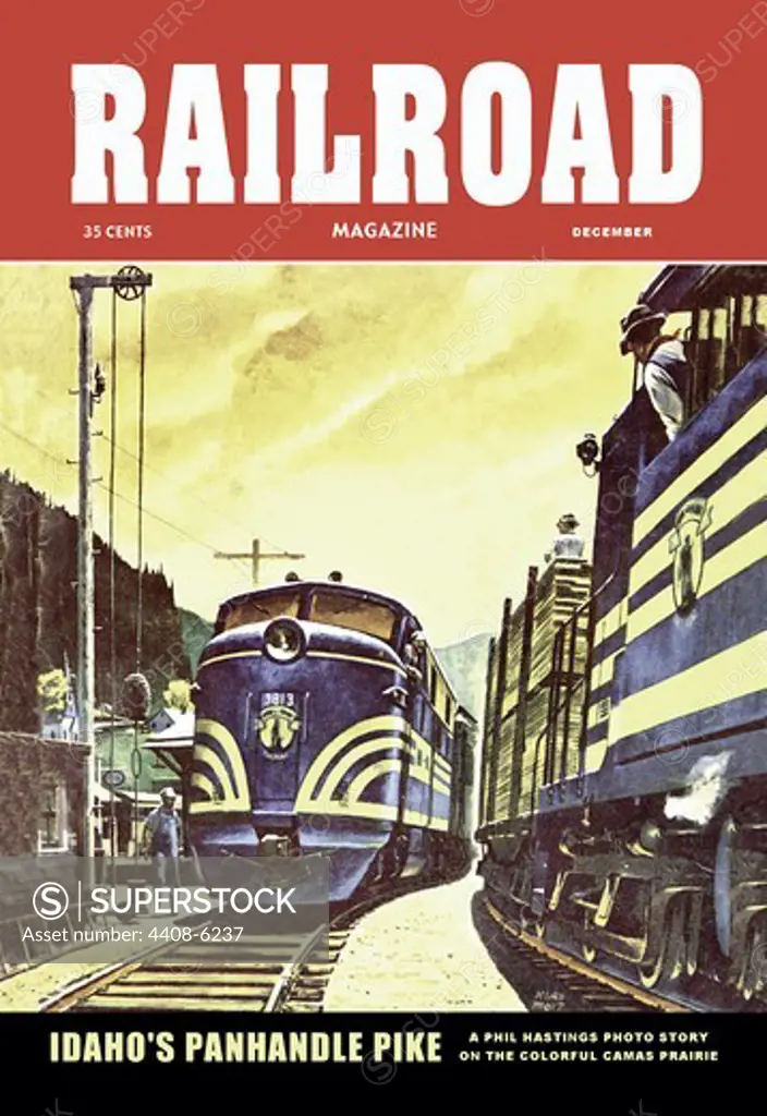 Railroad Magazine: Idaho's Panhandle Pike, 1952, Railroad