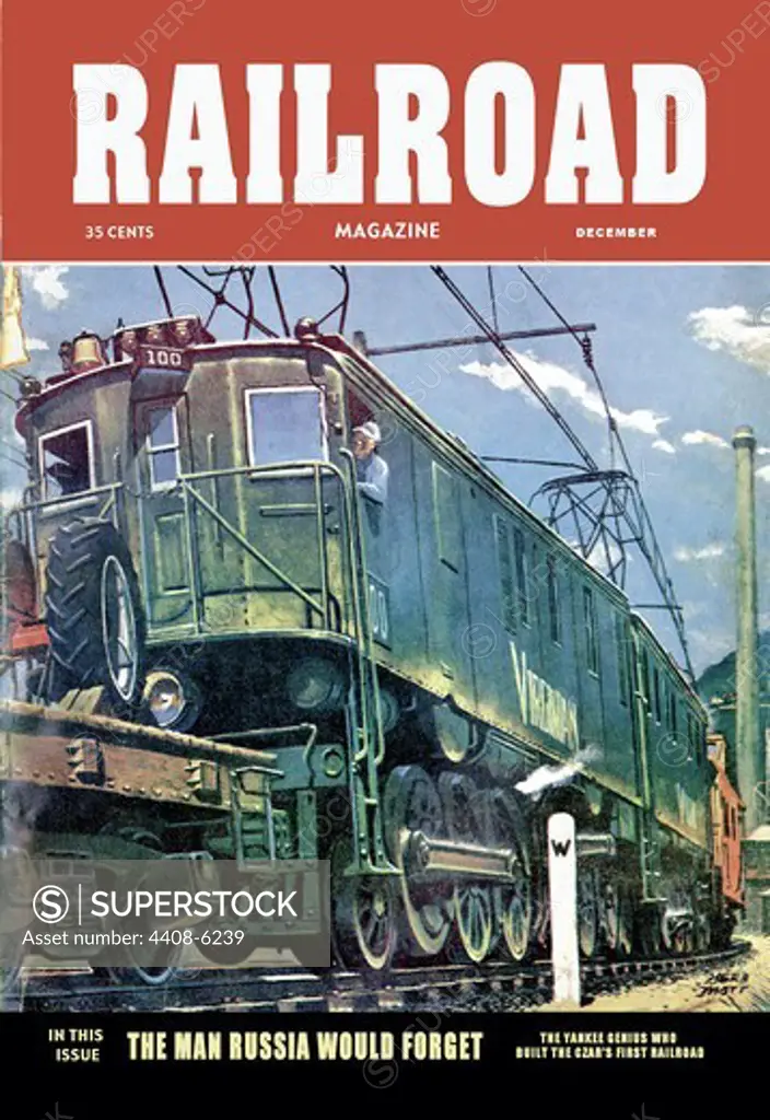 Railroad Magazine: The Virginian, 1952, Railroad