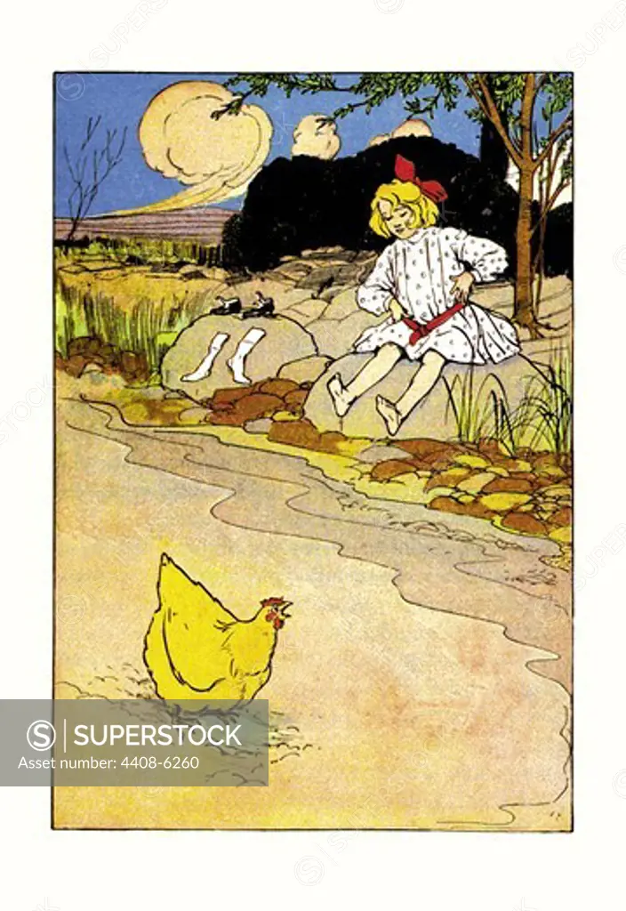 Dorothy and Hen, Wizard of Oz