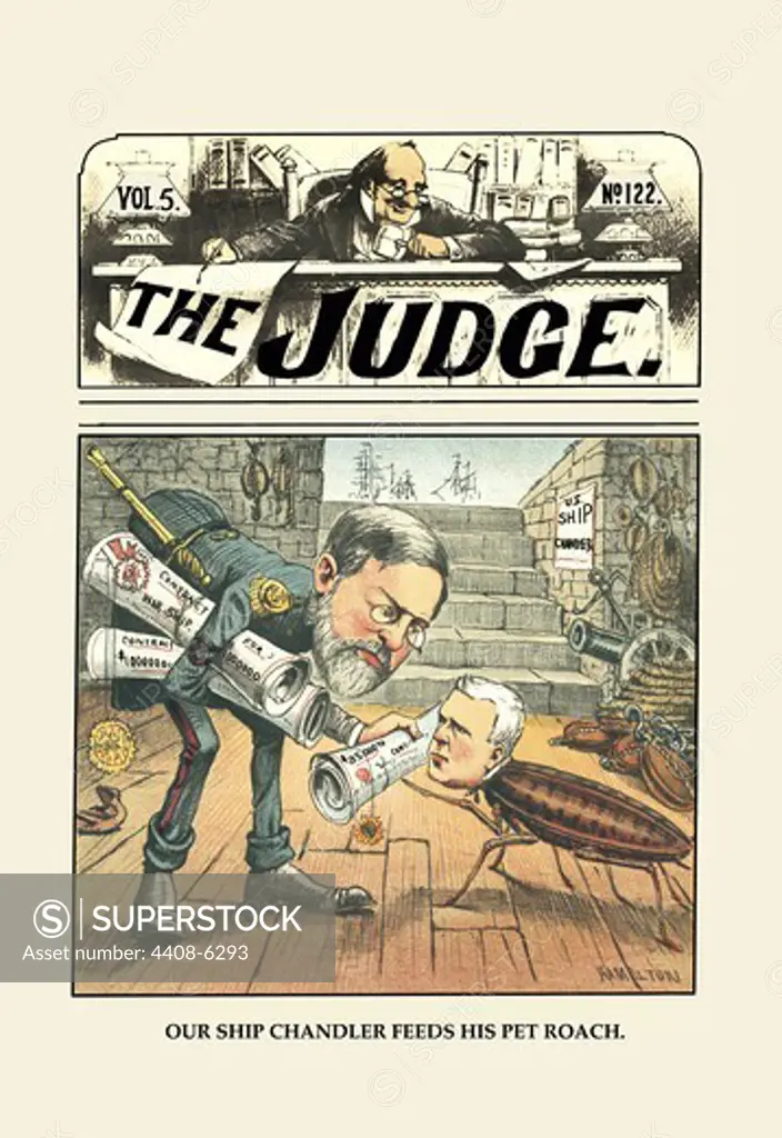 Judge: Our Ship Chandler Feeds His Pet Roach, Judge Magazine