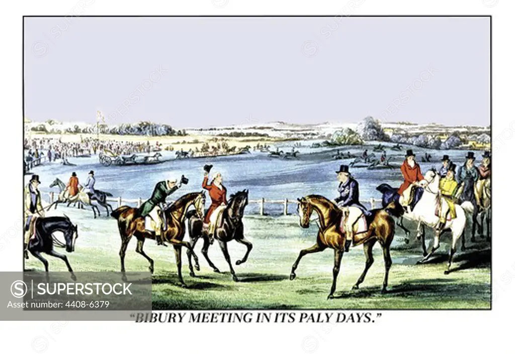 Bibury Meeting in its Paly Days, Dogs
