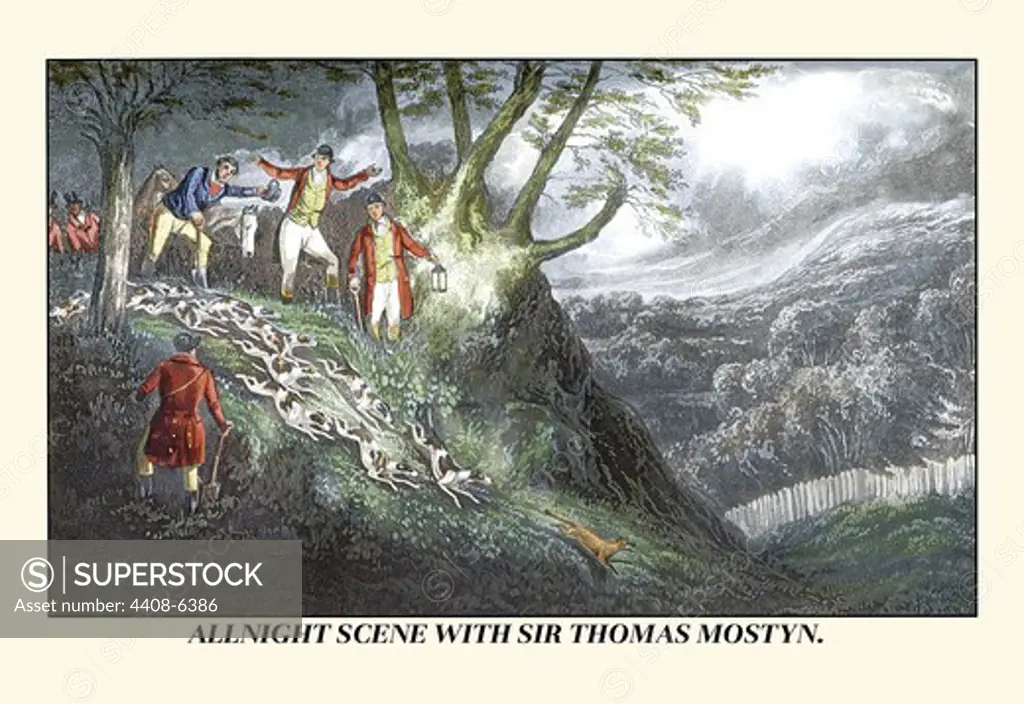 All Night Hunt with Sir Thomas Mostyn, Dogs