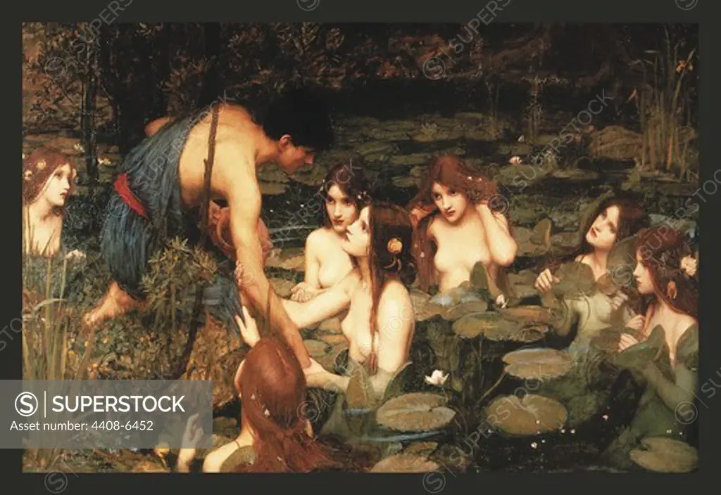 Hylas and the Nymphs, Fine Art