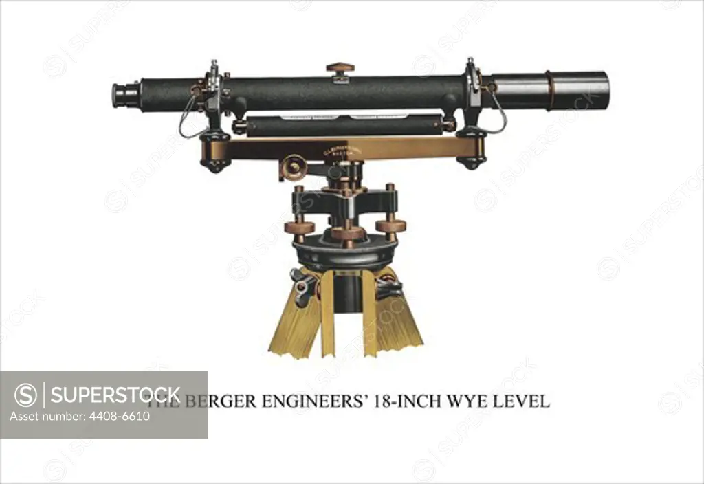 Berger Engineers' 18 Inch Wye Level, Engineering - Surveryor's Instruments