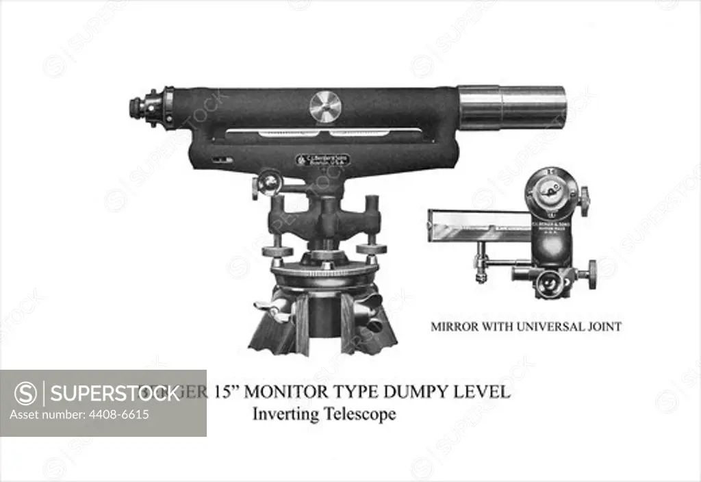 Berger 15"" Monitor Type Dumpy Level, Engineering - Surveryor's Instruments