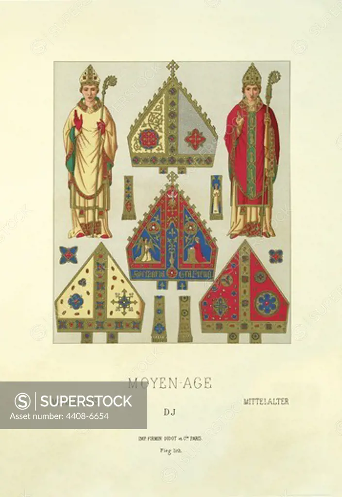 Moyen-Age, Clerical Vestments