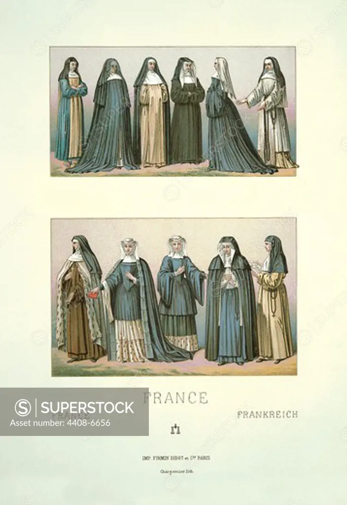 France-Nuns #1, Clerical Vestments