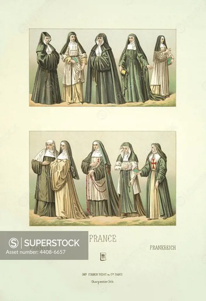 France-Nuns #2, Clerical Vestments