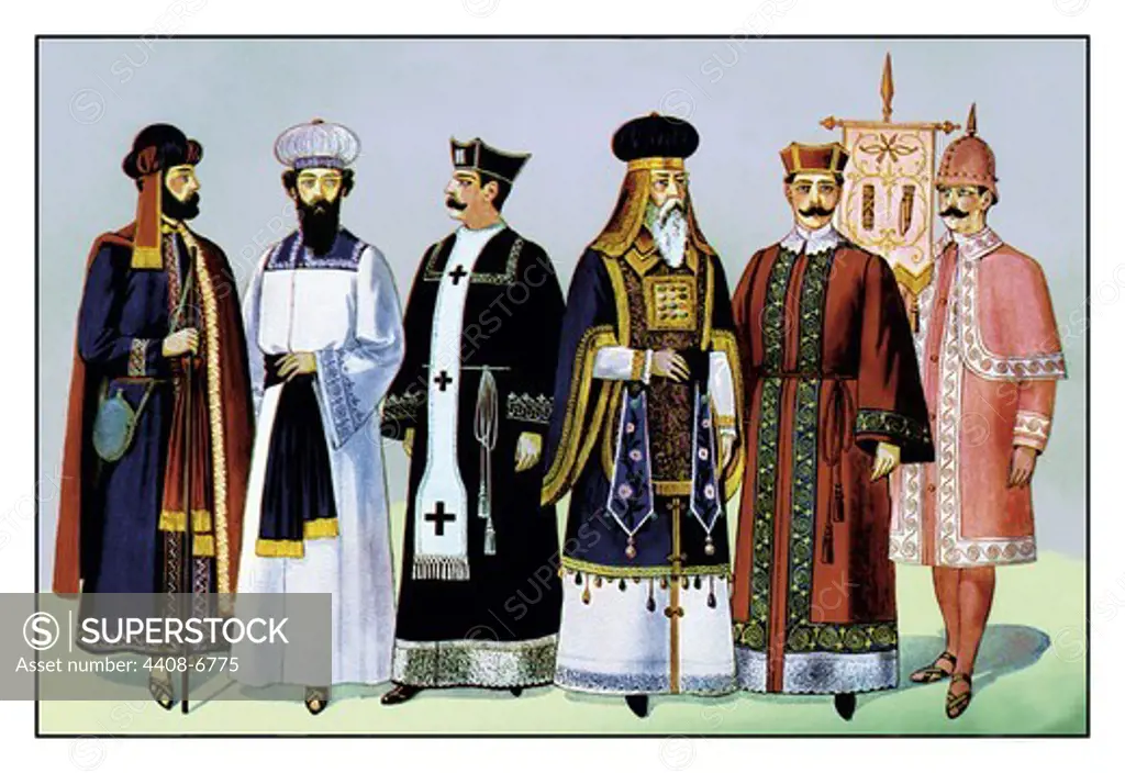 Odd Fellows: Samaritan, Priest, Banner Bearer, Odd Fellows Lodge Costumes