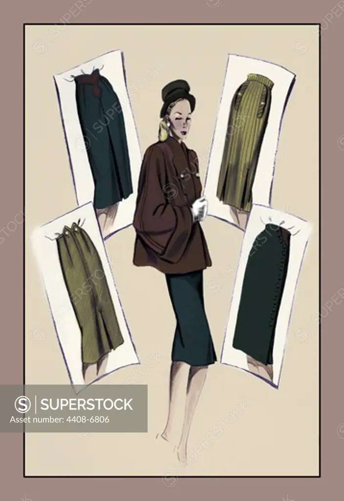 Smart Topper, Tailored Women's Dresses - 1946