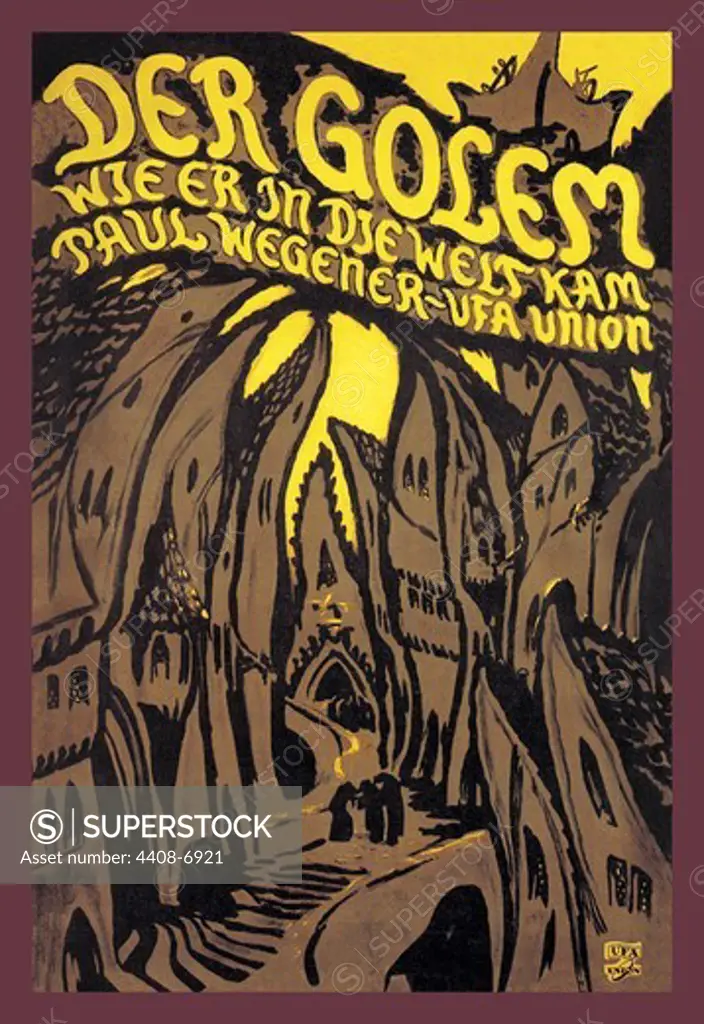 Golem, Vintage Film Posters