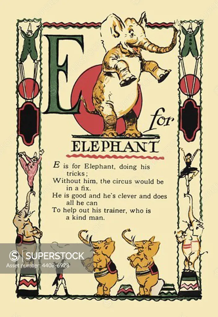 E for Elephant, Tony Sarge - Alphabet