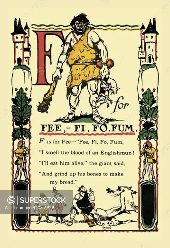 F for Fee, Fi, Fo, Fum, Tony Sarge - Alphabet