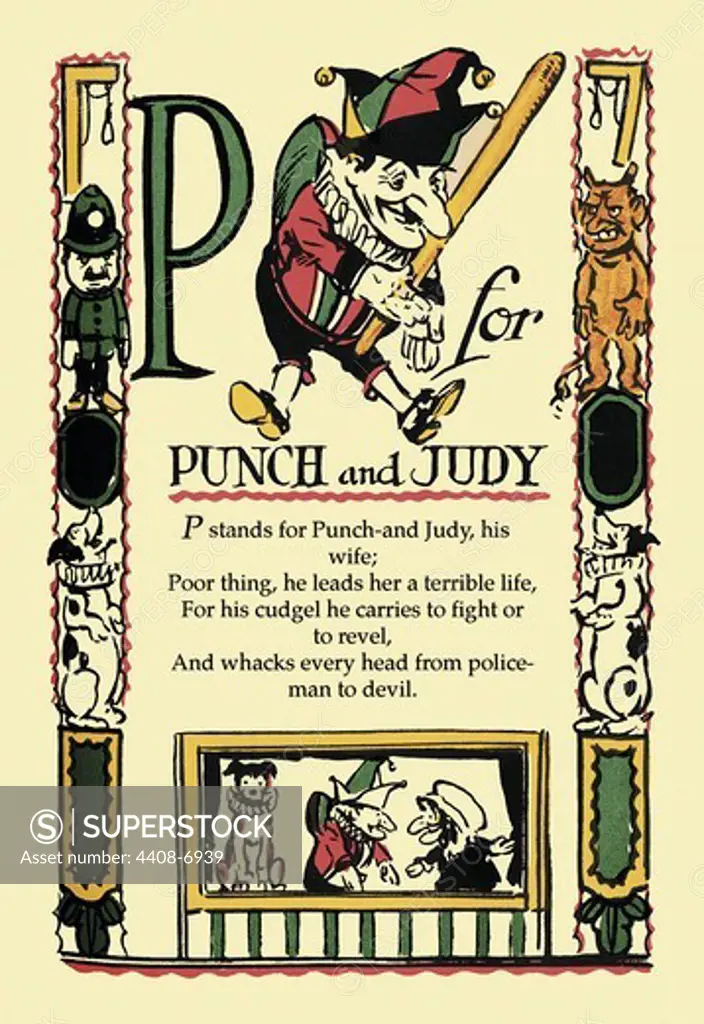 P for Punch and Judy, Tony Sarge - Alphabet
