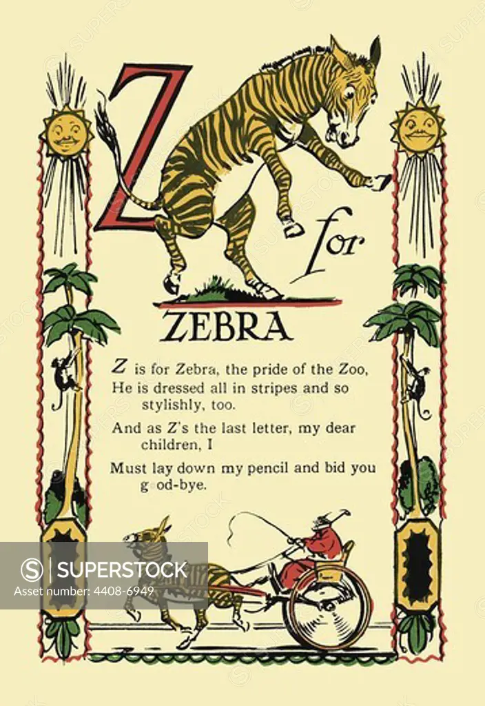 Z for Zebra, Tony Sarge - Alphabet