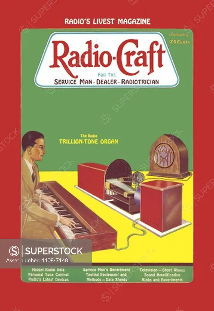 Radio Craft: The Radio Trillion-Tone Organ, Electronics - Radio & Wireless