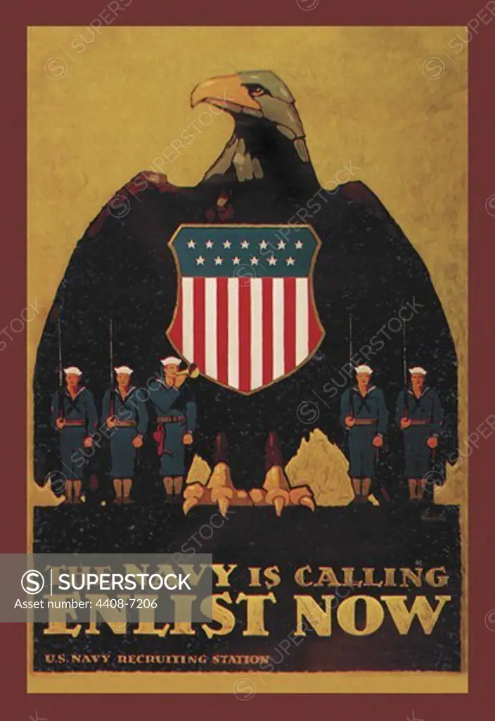 Navy is Calling: Enlist Now, World War I