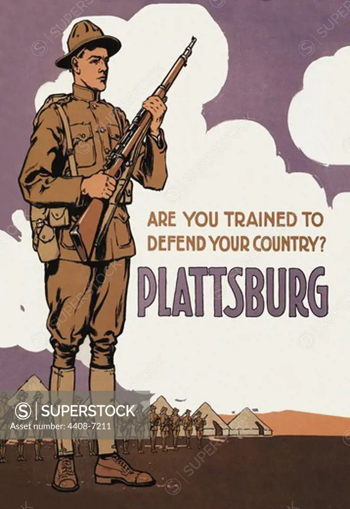 Are You Trained to Defend Your Country, Recruiting Posters