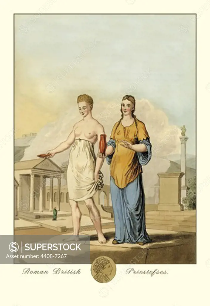 Roman British Priestesses, Irish & British Life - Ancient