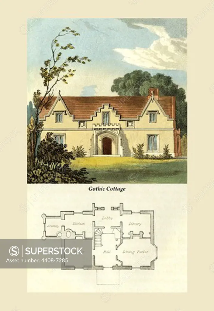 Gothic Cottage, Rural Residential Design