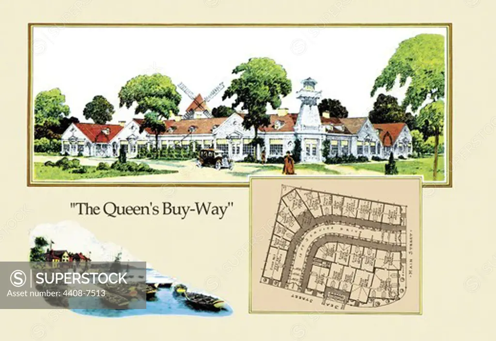 Queen's Buy-Way, Commercial & Apartment Buildings - USA
