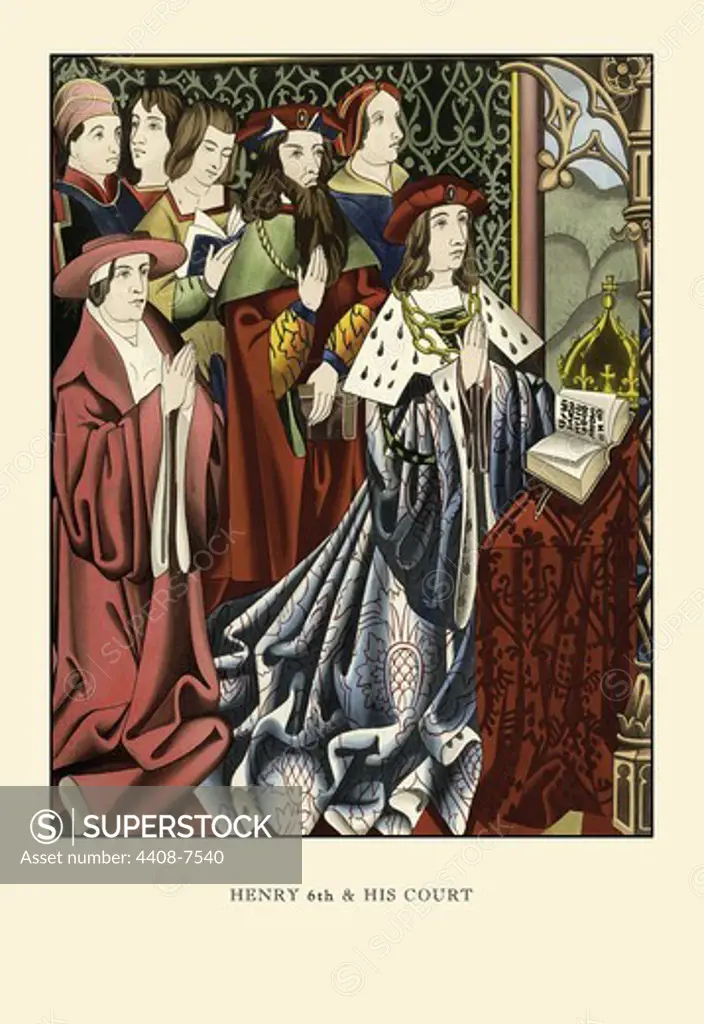Henry VI and his Court, Costume & Decorations of the Middle Ages