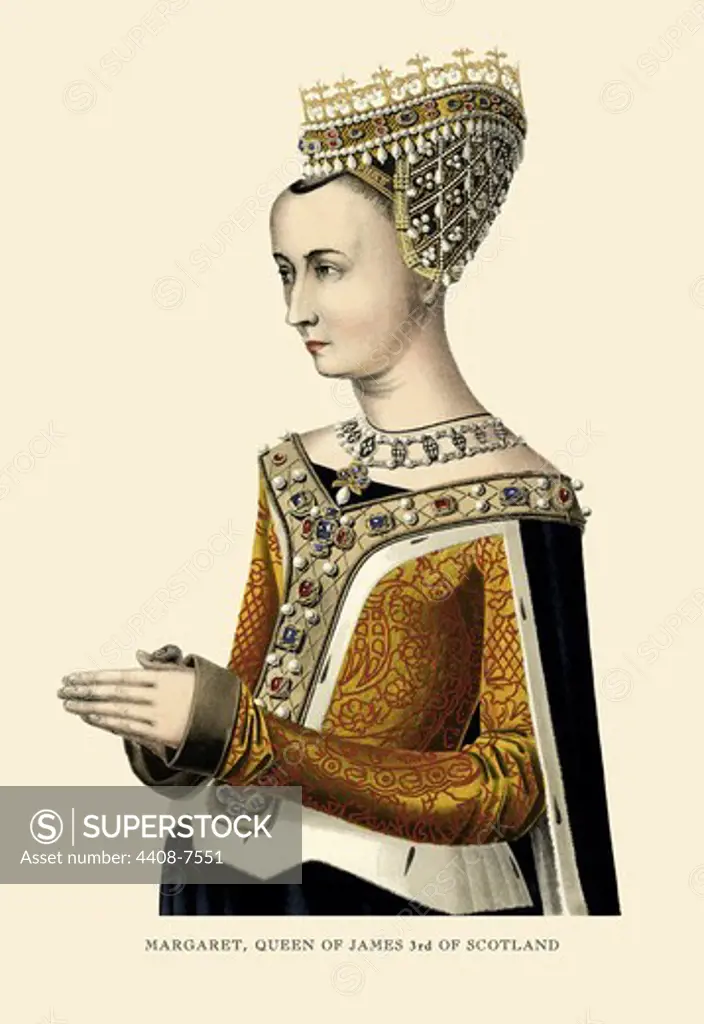 Margaret, Queen of James 3rd of Scotland, Costume & Decorations of the Middle Ages