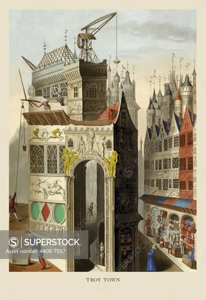 Troy Town, Costume & Decorations of the Middle Ages