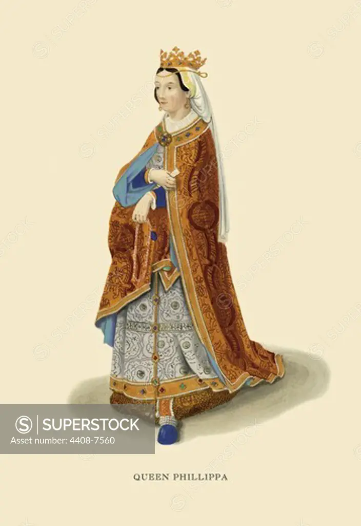 Queen Phillippa, Costume & Decorations of the Middle Ages